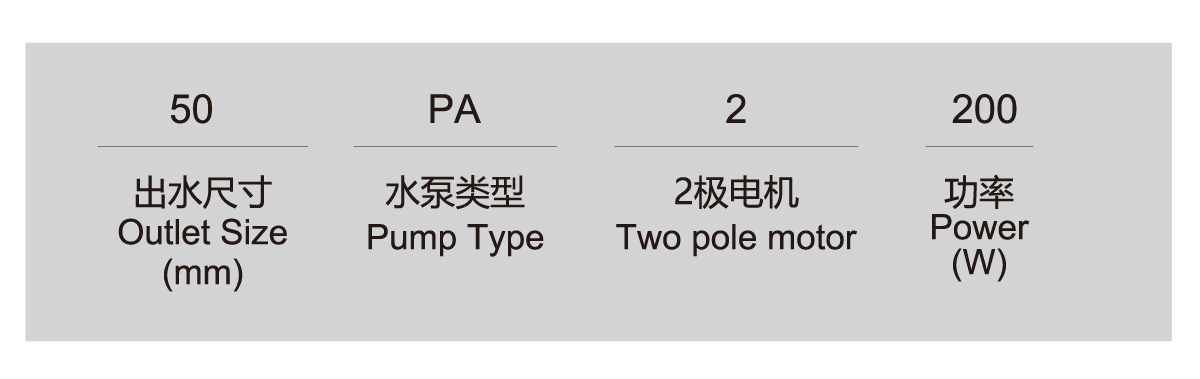 PA series small sewage and waste submersible electric pump