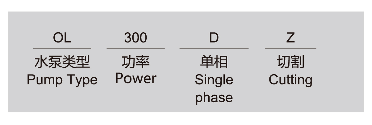 OL series small submersible sewage cutting electric pump